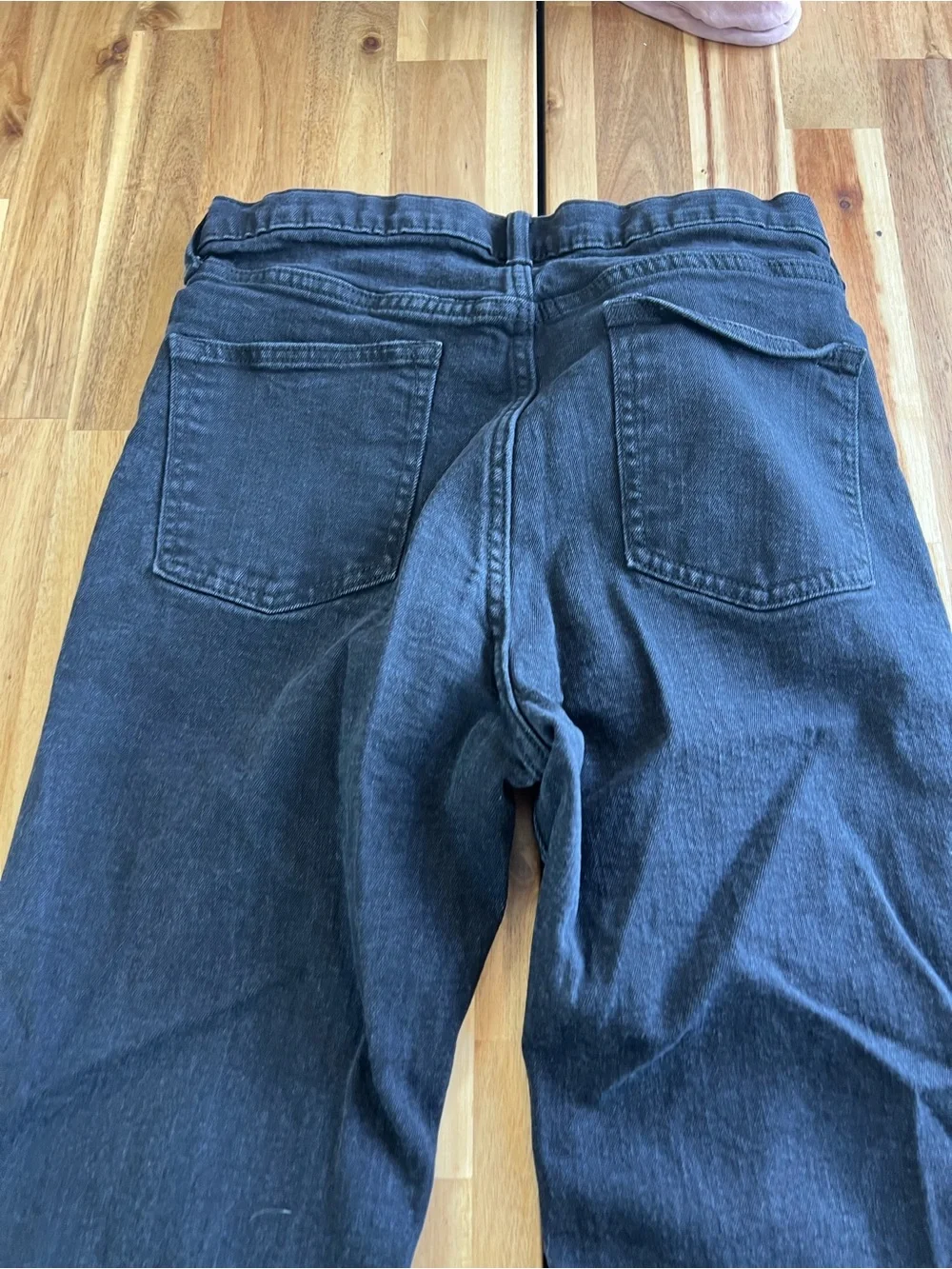 Old Navy Boys 18 Black Straight Built-In Flex Jeans Adjustable Waist